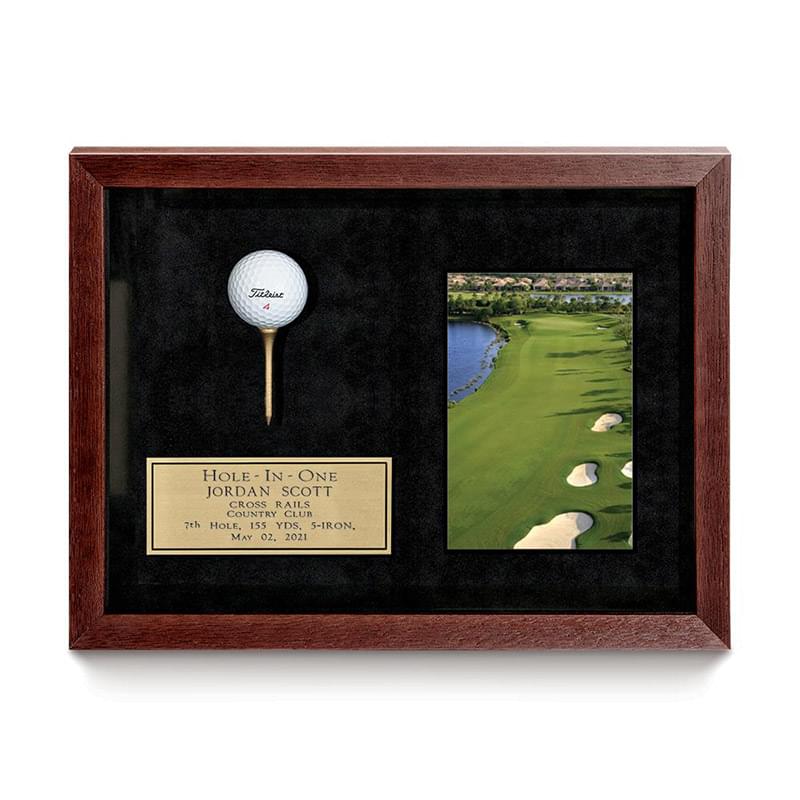 Mahogany Frame with Scorecard