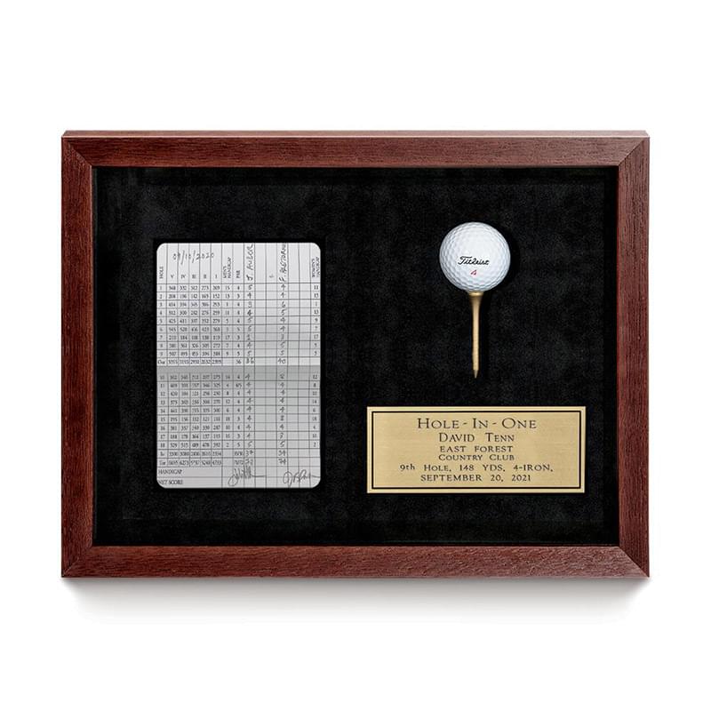 Mahogany Frame with Scorecard