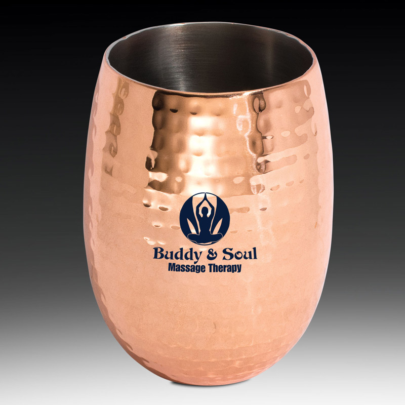 Moscow Mule Double Wall Tumbler Hammered Finish (Copper)