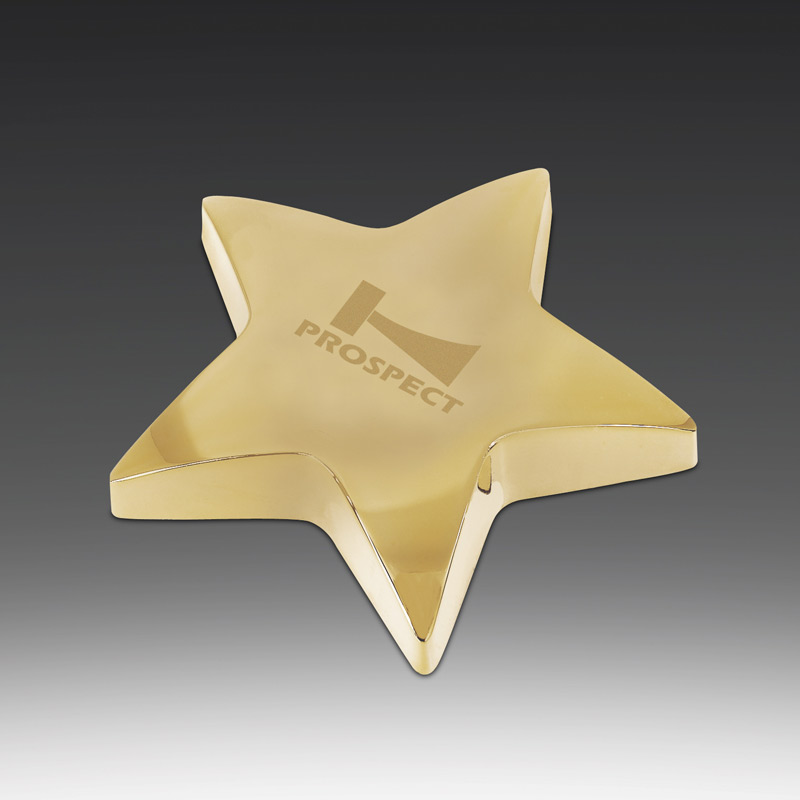 Starbright I Paperweight with Pouch