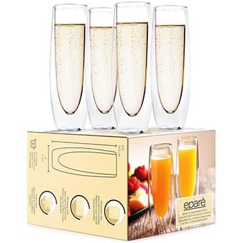 Epare Double-Wall Champagne Glass (Set of 4)