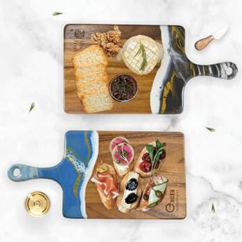 Mesa Well (formerly Look Edgy) Rectangle Decorative Serving Board With Handle