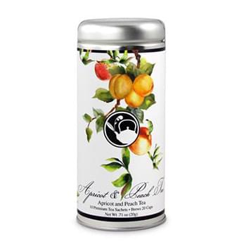 Tea Can Company Apricot & Peach Tree Tall Tin